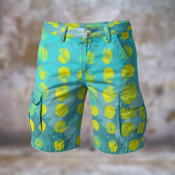 Cargohose mit Eddy - Hose, lang oder kurz, bunt, 100% Polyester, Grösse S-5XL, fester Stoff, Normale Passform, Mischling, Mix, Deutscher Schäferhund